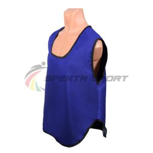 Купить Манишка футбольная односторонняя Spektr Sport синяя, р.36-40 в Чухломе 