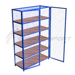 Купить Стеллаж для хранения инвентаря закрытый 2200х500х2500 (разборный) в Чухломе 