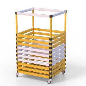 Купить Корзина для хранения инвентаря 600х600х1000 мм ПВХ  (закругленный профиль) в Чухломе 