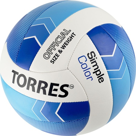 Купить Мяч волейбольный Torres Simple Color любительский р.5 в Чухломе 
